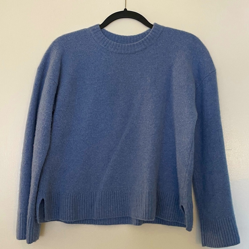 Blue Wool Sweater from Reformation, size Medium